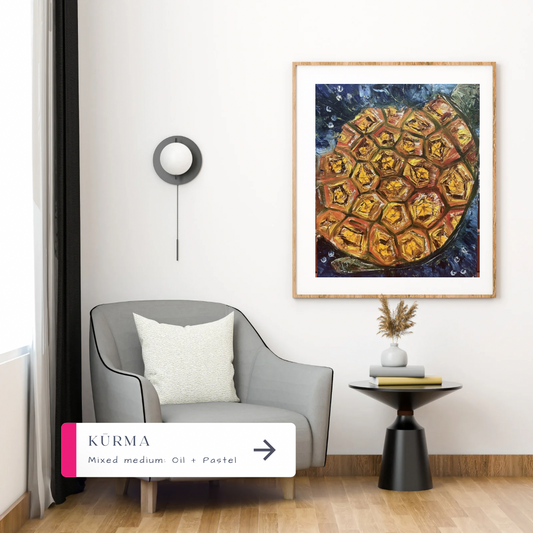 Kurma (Hold) | Oil on Canvas