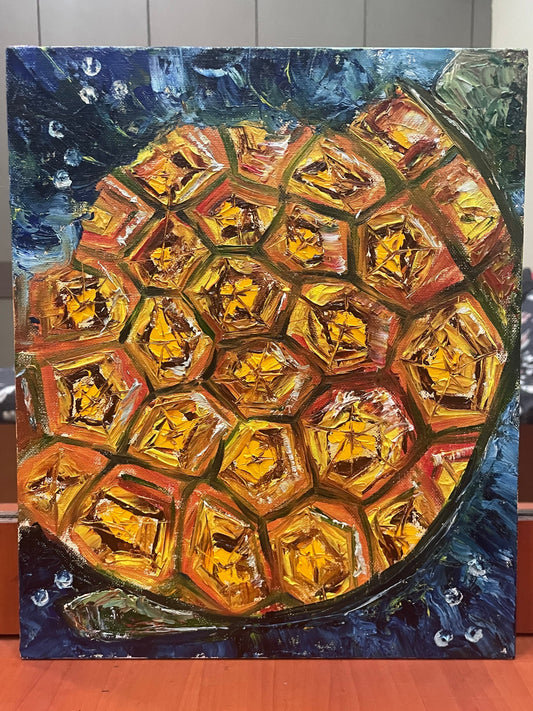 Kurma (Hold) | Oil on Canvas
