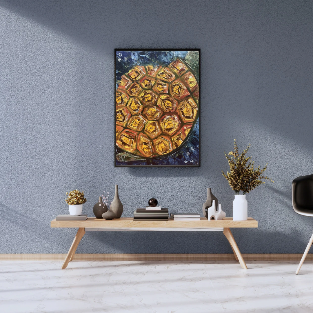 Kurma (Hold) | Oil on Canvas (16x20")
